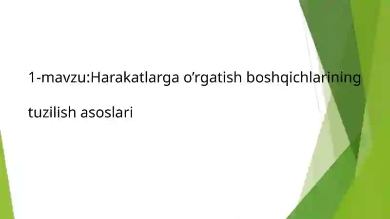 Milliy va harakatli o’yinlarni o’rgatish metodikasi 2