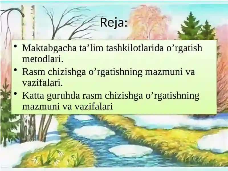 MAKTABGACHA YOSHDAGI BOLALARNI RASM CHIZISHGA O‘RGATISH 2