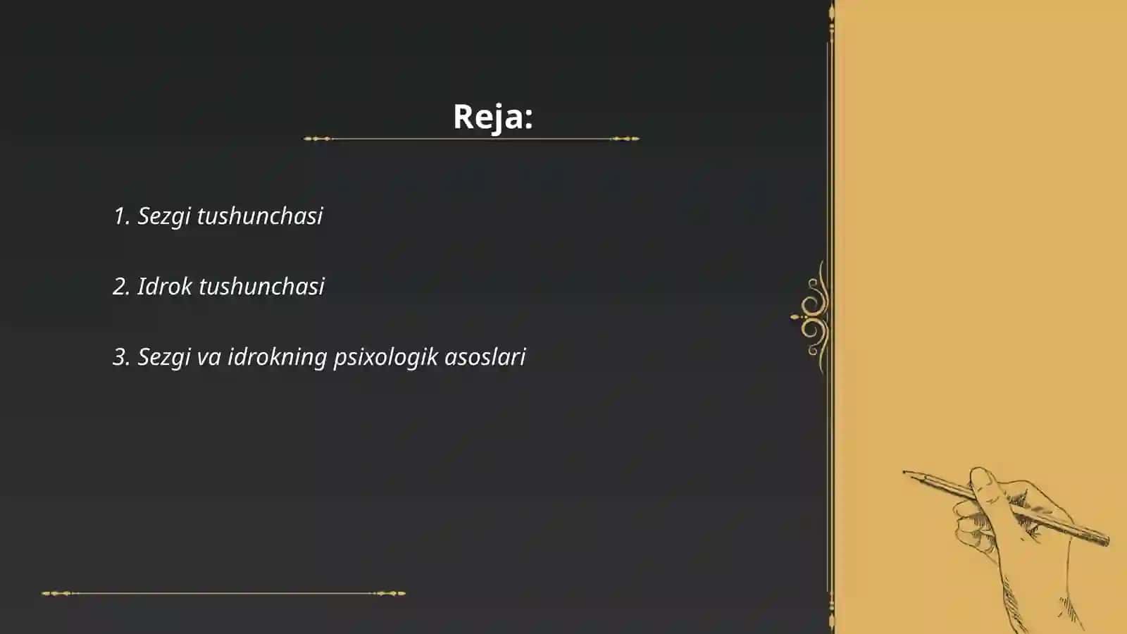 Sezgi va Idrok 2
