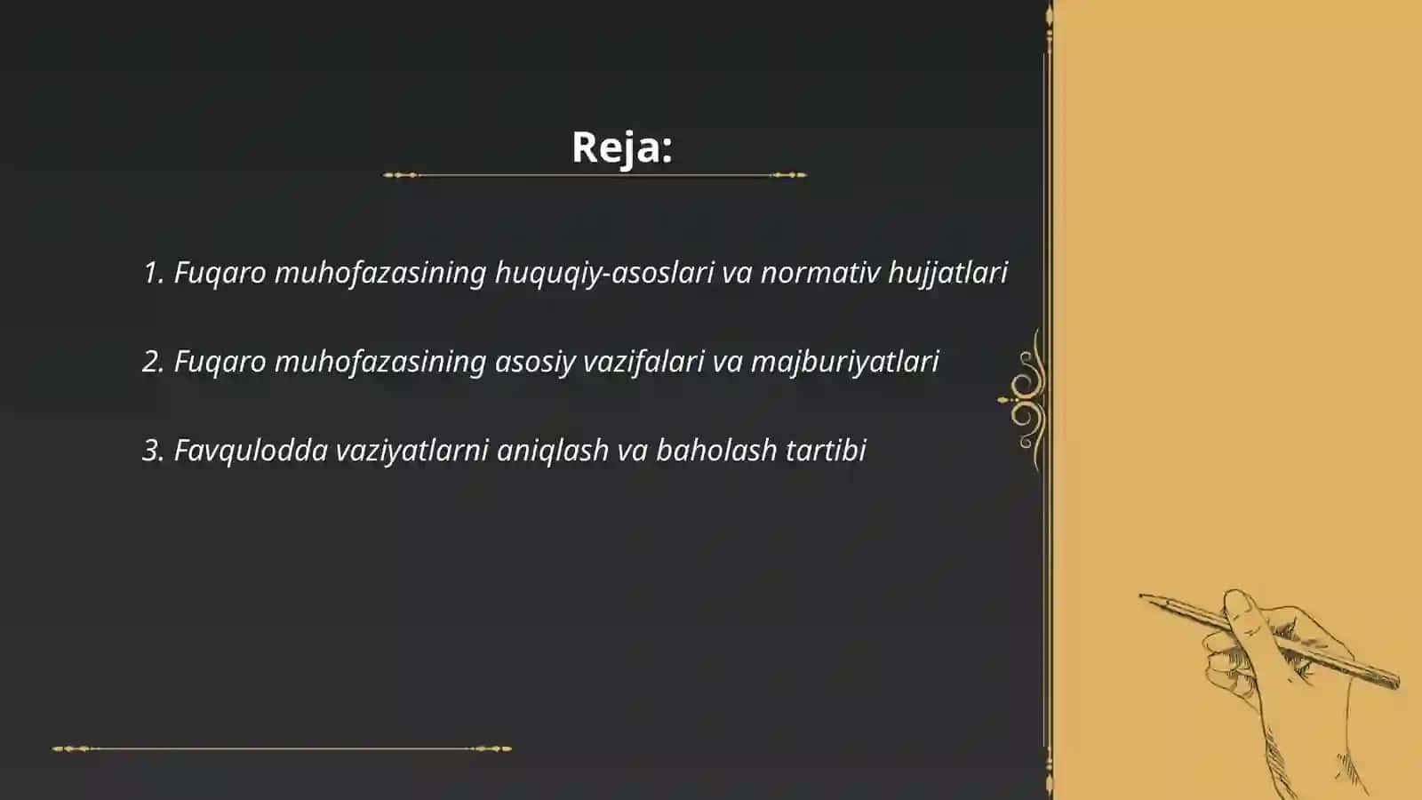Tibbiy profikaktika yonalishi 201 B guruh talabasi 2