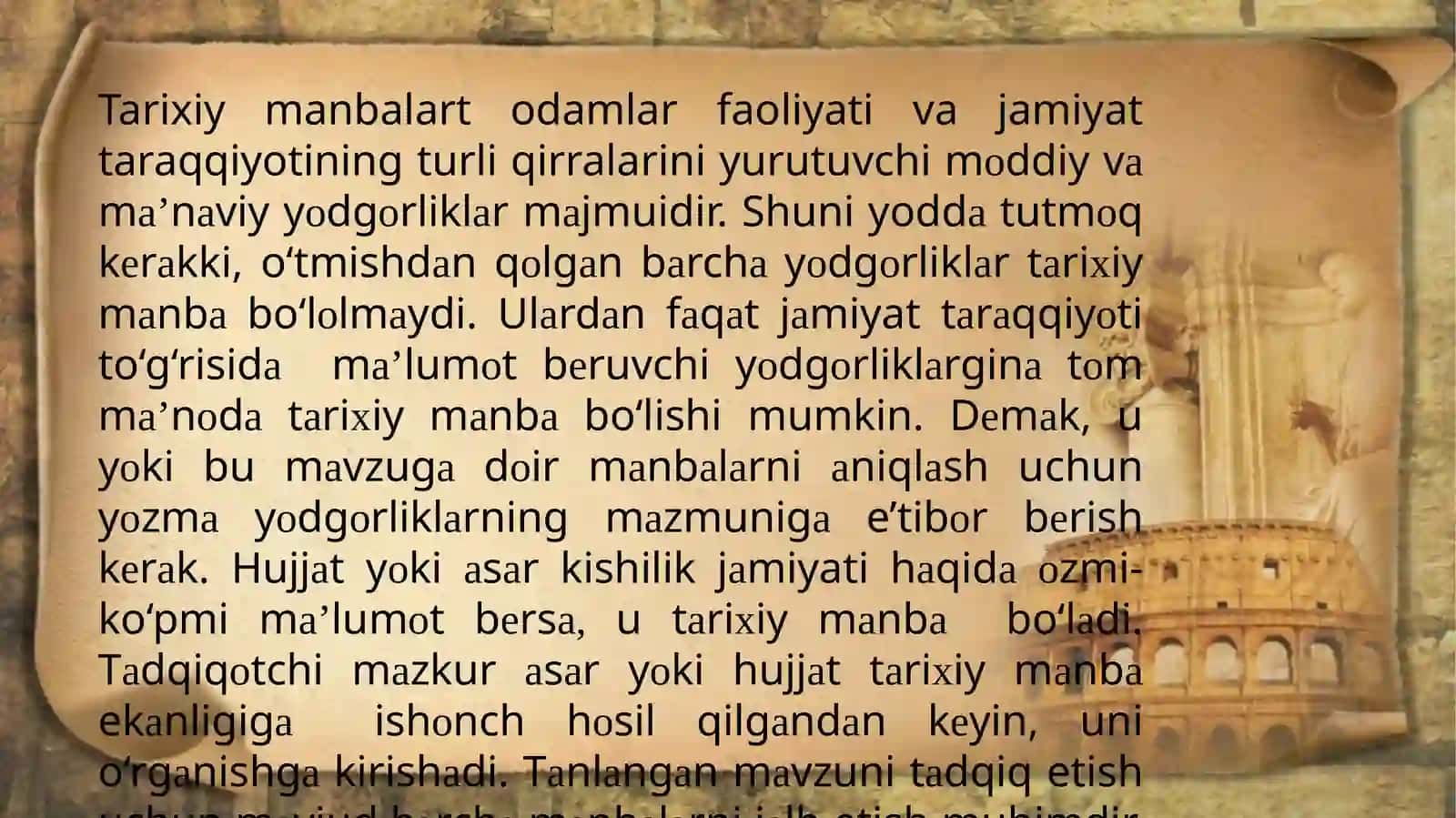 Tarixiy manbalarni o’rganish aniqlash va tahlil qilish 2