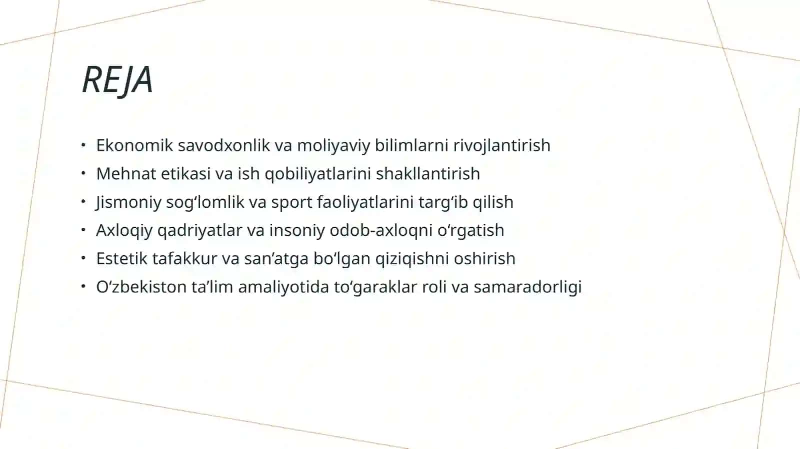 Toʻgarak mashgʻulotlarida iqtisodiy, mehnat, jismoniy, axloqiy, estetik tarbiyalash 2