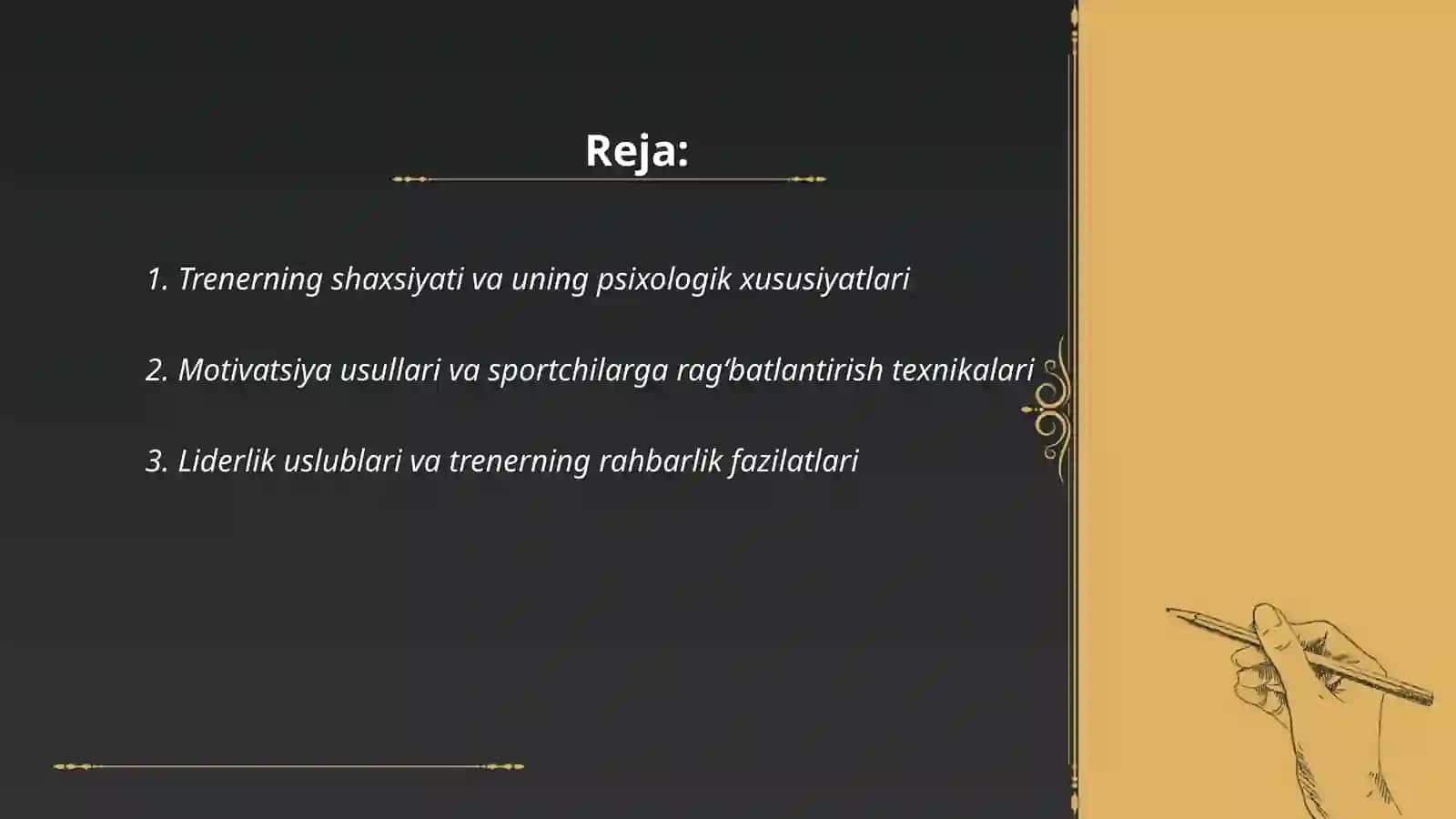 Sport treneri shaxsi va faoliyatining psixologik tavsifi 2