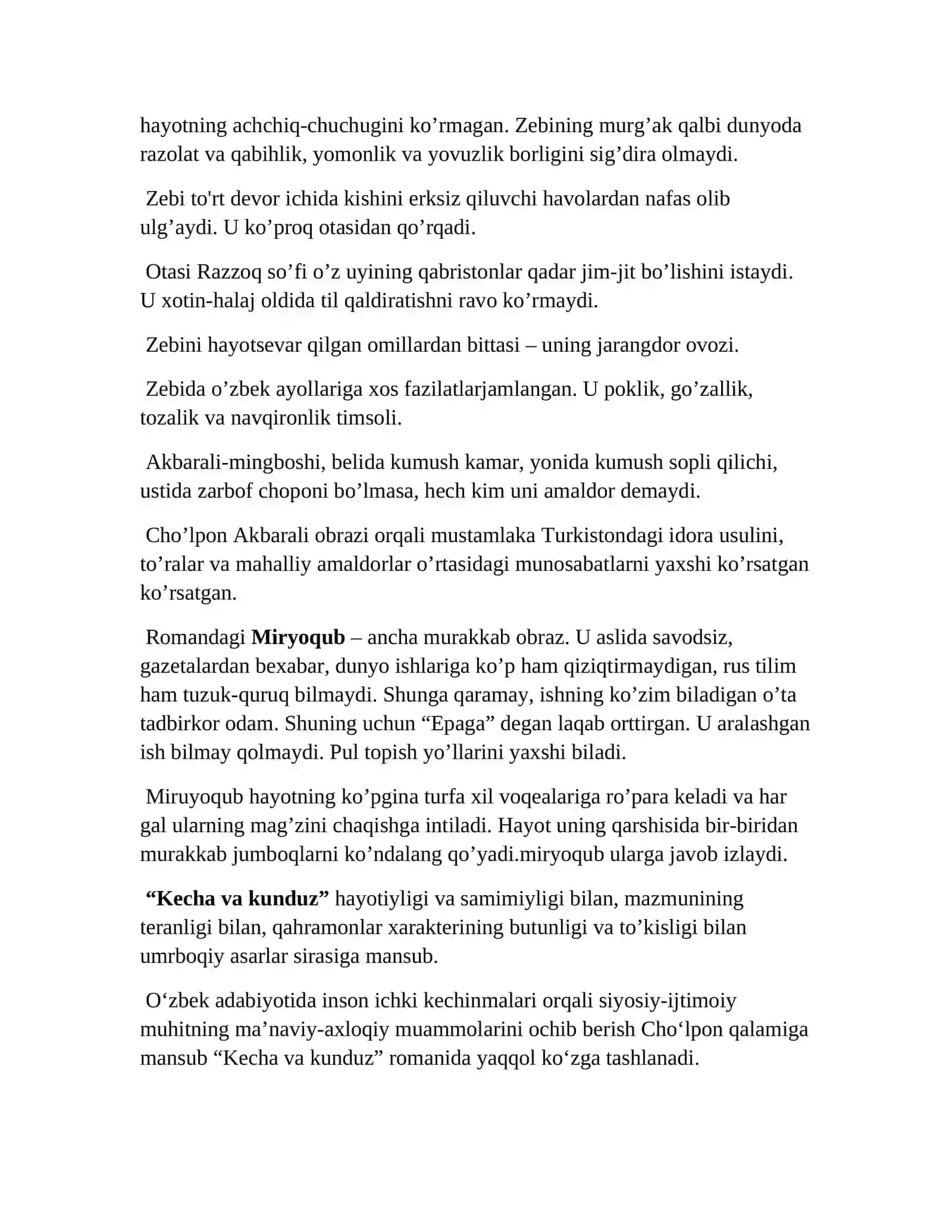 Kеchа vа kunduz 2
