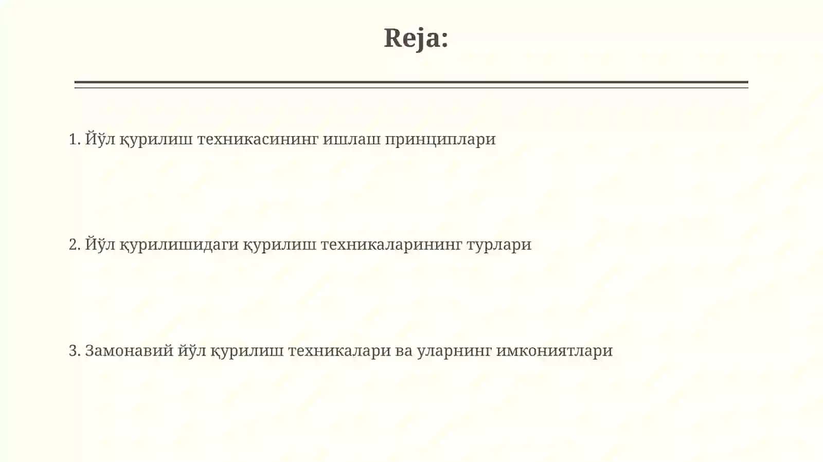 Автомобиль йўлларини қуришда машина-механизмлари 2