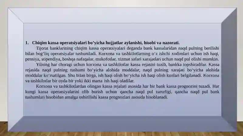 INKASSO TOPSHIRIQNOMASI BILAN HISOB-KITOBLAR HISOBI 2
