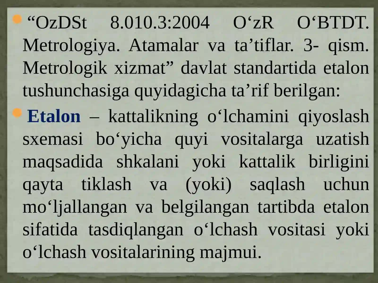 O'zbekiston milliy etalon bazasi 2