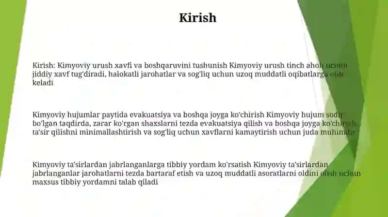 Aholini Dushman Tajovuzi Xavfi Paytida Va Shikastlangan Aholini Davolash KoʻChirish Va Tibbiy TaʼMinlash 2