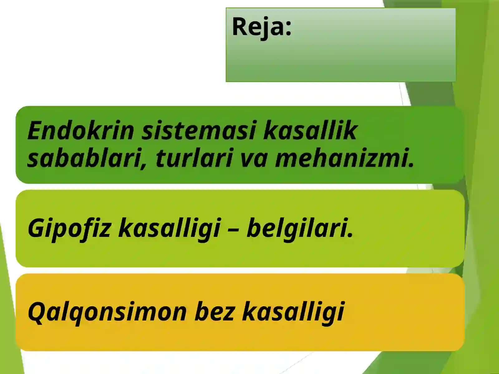 Endokrinsistemasikasalliksabablari,turlarivasotsialgigiyenikmuammolari 2