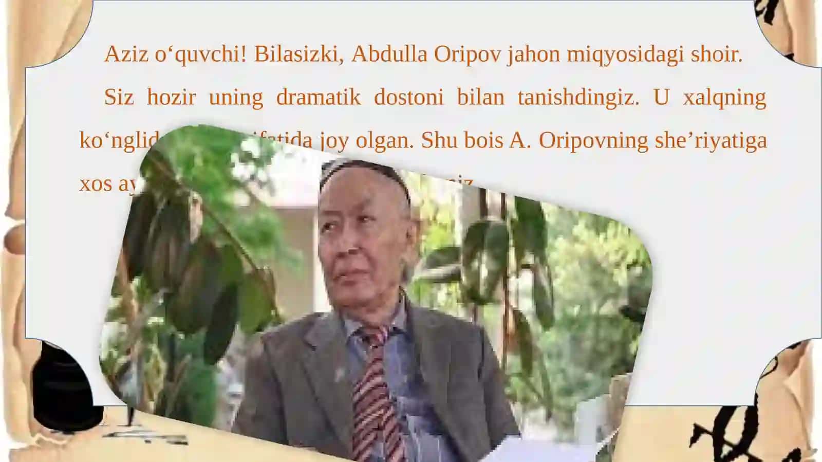 АBDULLА ОRIPОV SHE’RIYATI 2