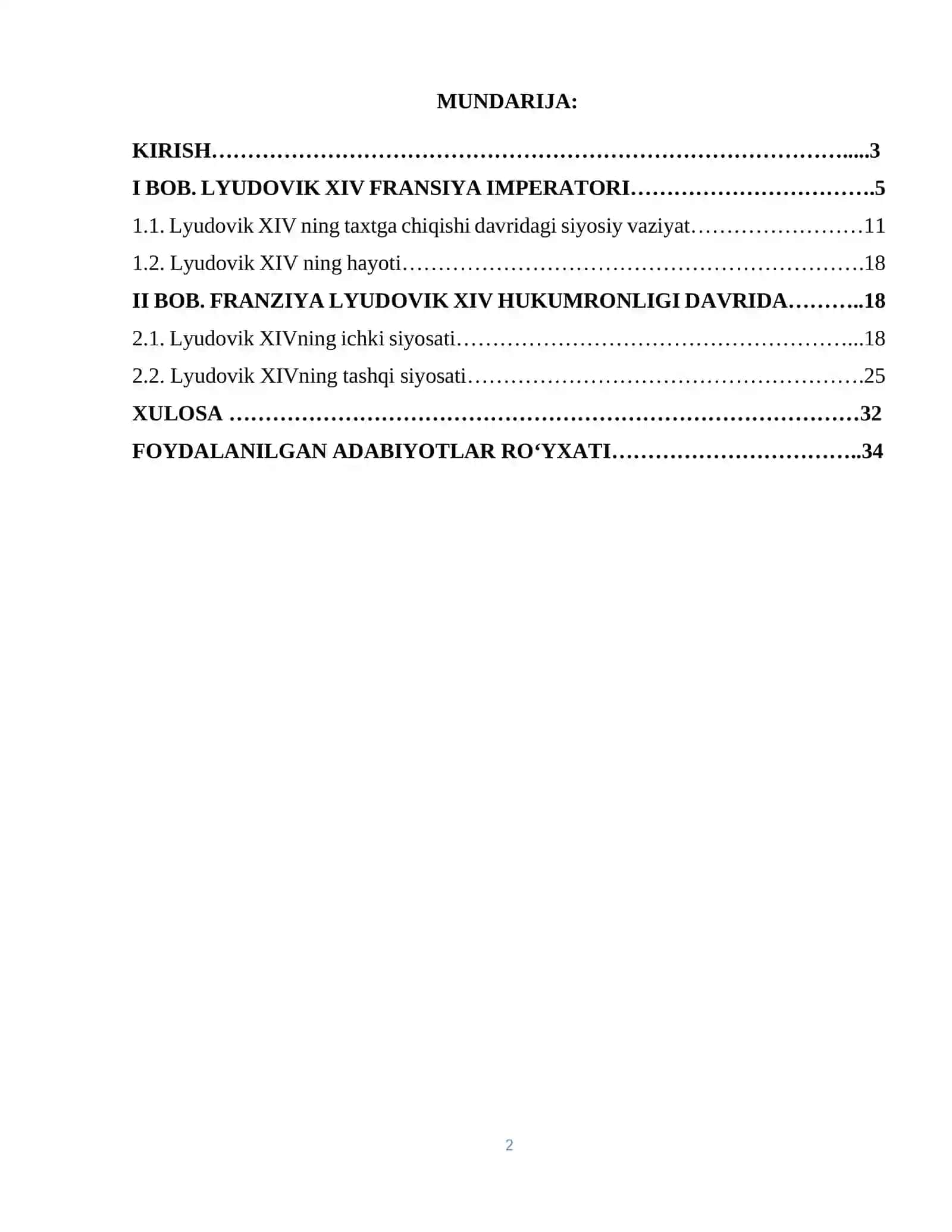 LYUDOVIK XIV NING ICHKI VA TASHQI SIYOSATI 2