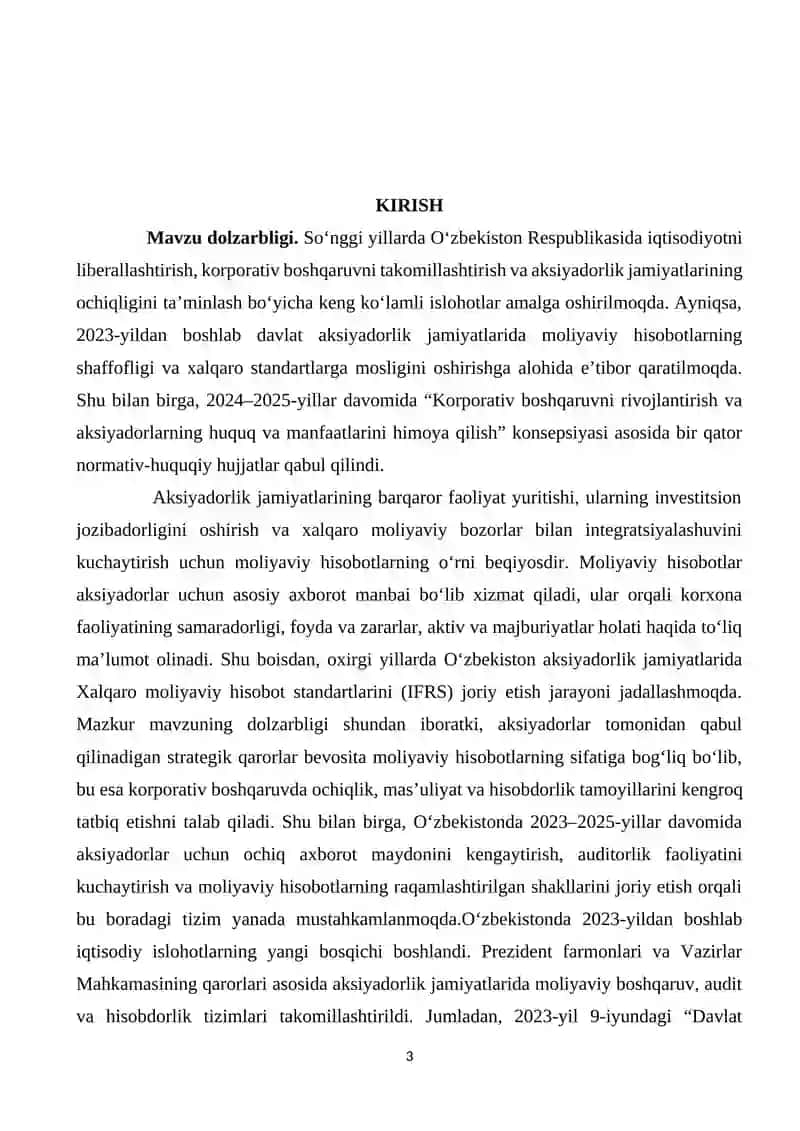Aksiyadorlik korxonasining iqtisodiyotdagi o‘rni 2