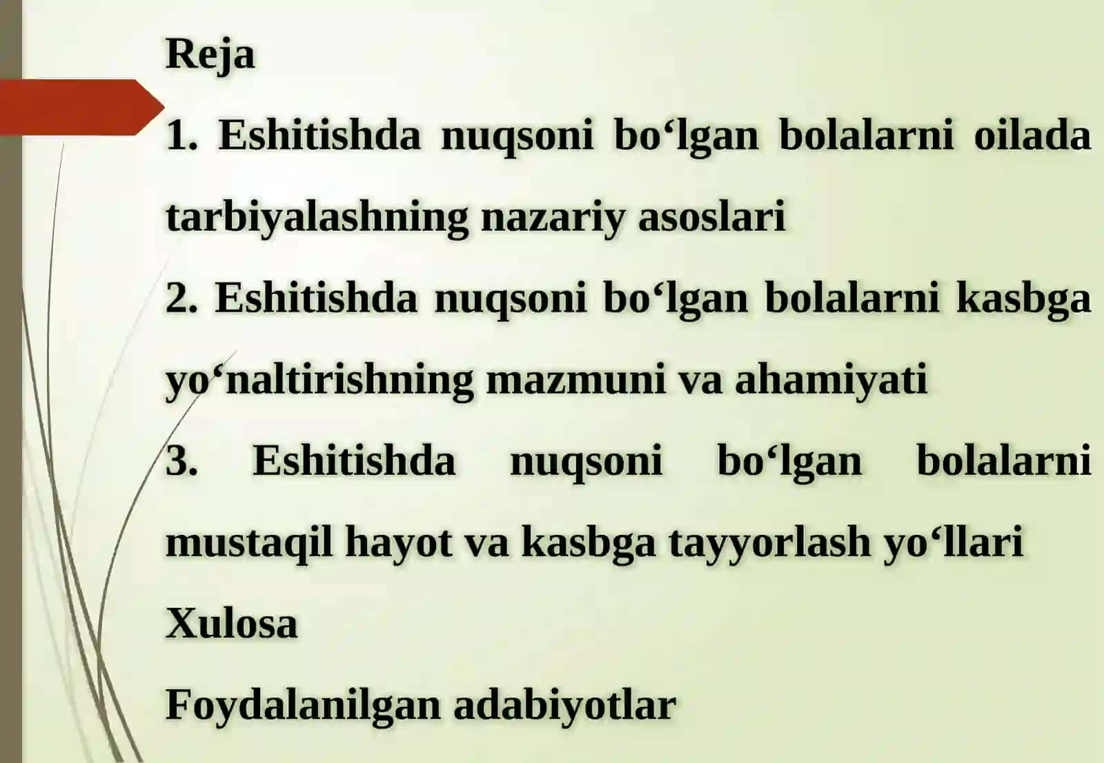 Bolalarni oʻilada tarbiyalash va kasbga yoʻnaltirish 2