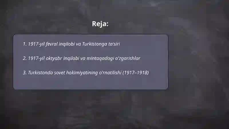 1917-yil Turkistondagi vaziyat 2