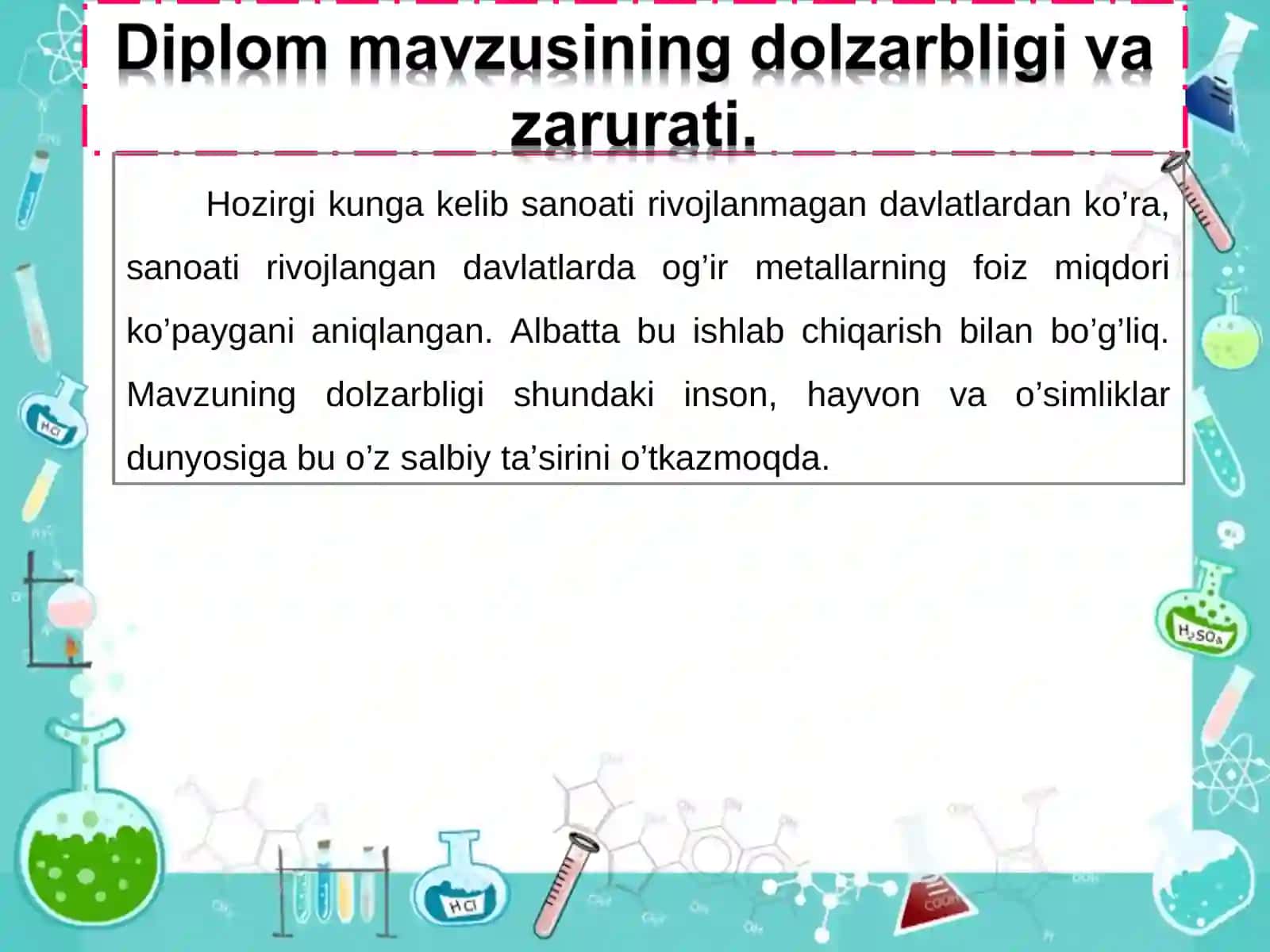«4-GMZ rudasi tarkibidagi og’ir metallarni spektroskopik tahlil qilish va o’rganish» 2