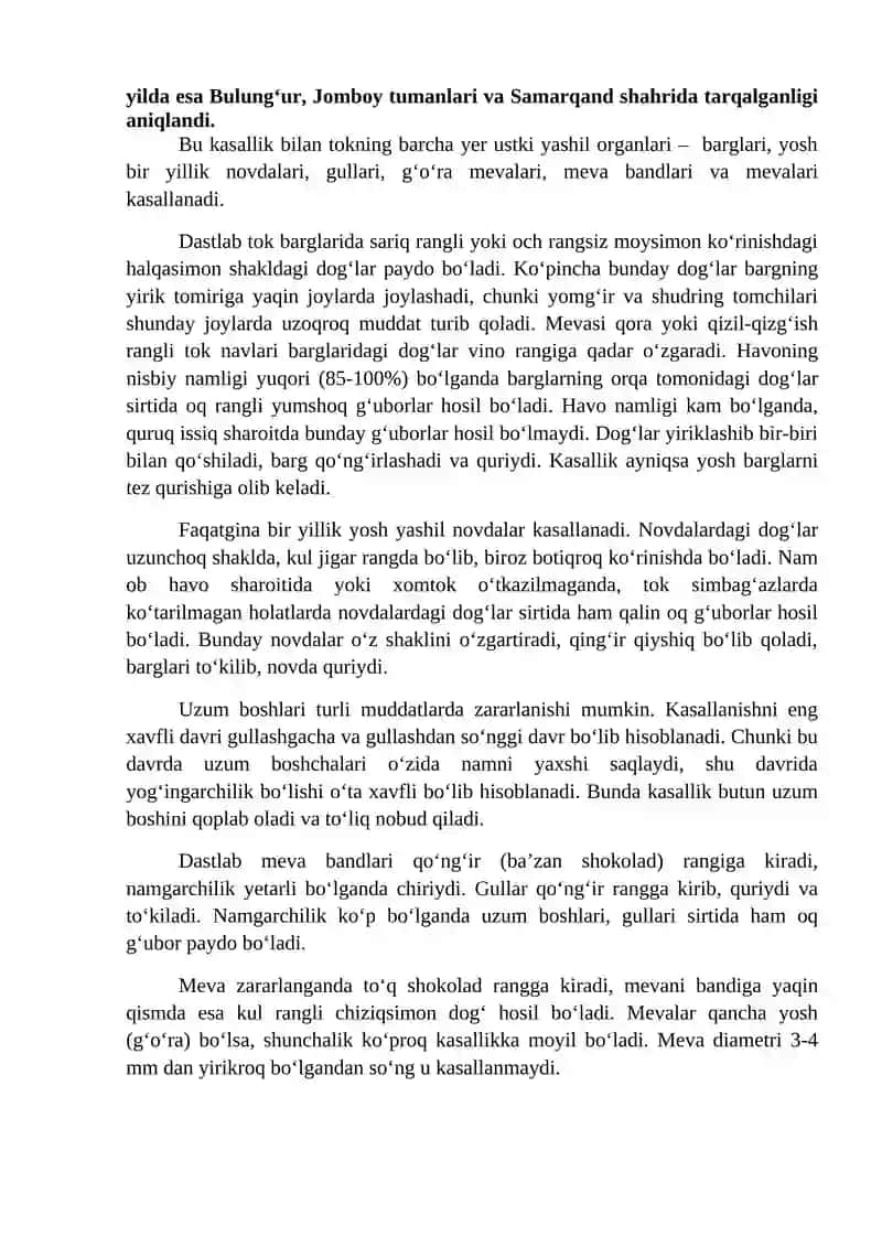 Tok kasalliklari va ularga qarshi kurash choralari 2