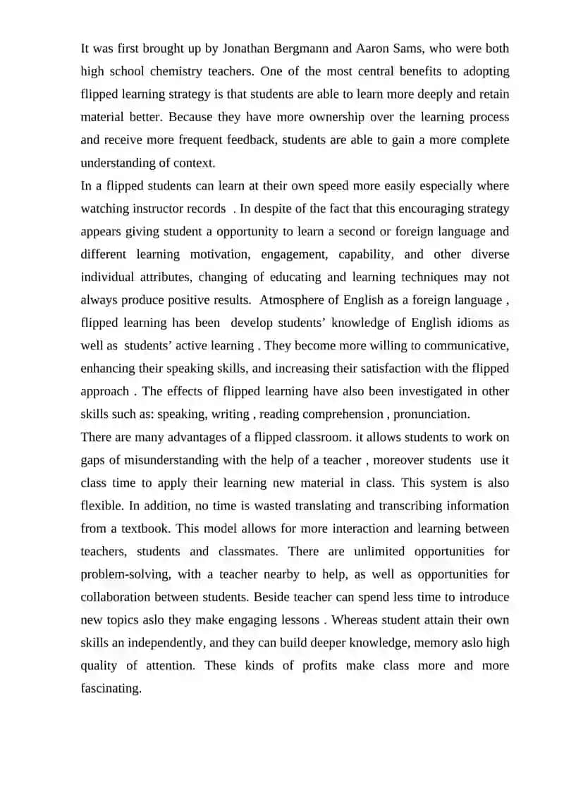 Flipped Classroom Method 2