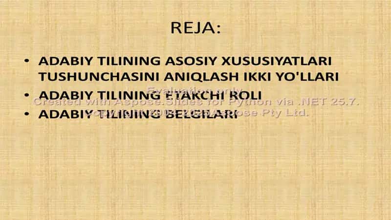 O'zbek adabiy tilining xususiyatlari 2