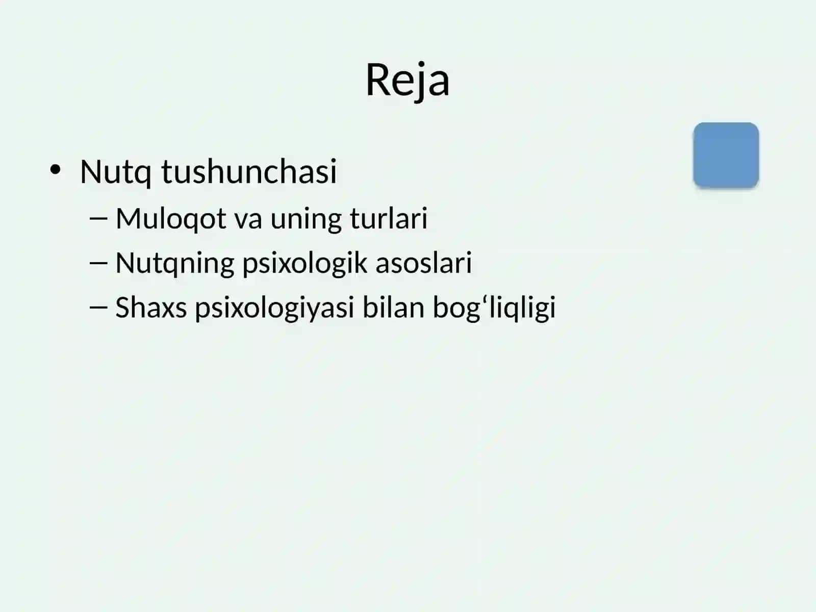 Nutq va muloqotning psixologik jihatlari 2