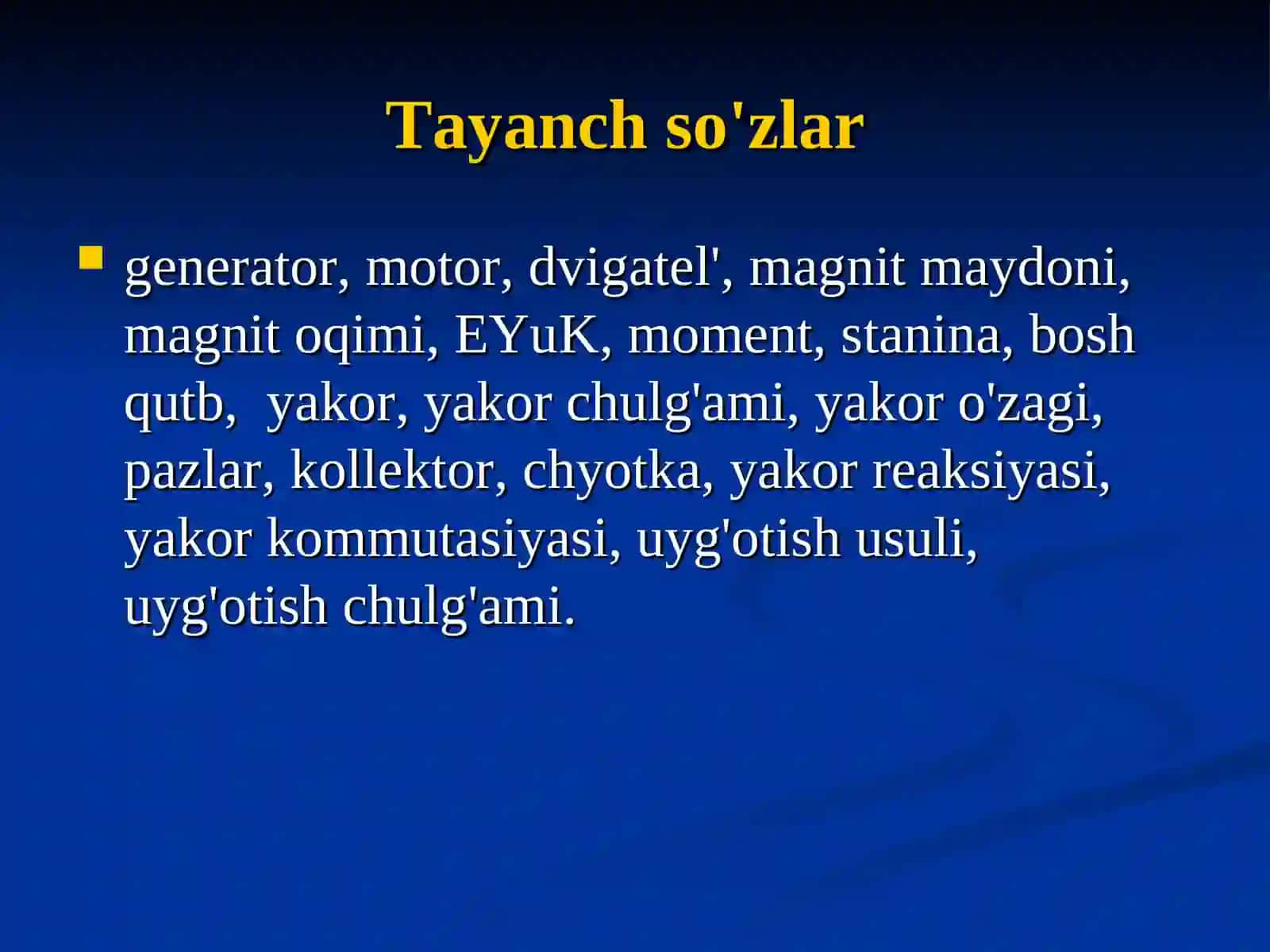 O'zgarmastokmashinalari 2