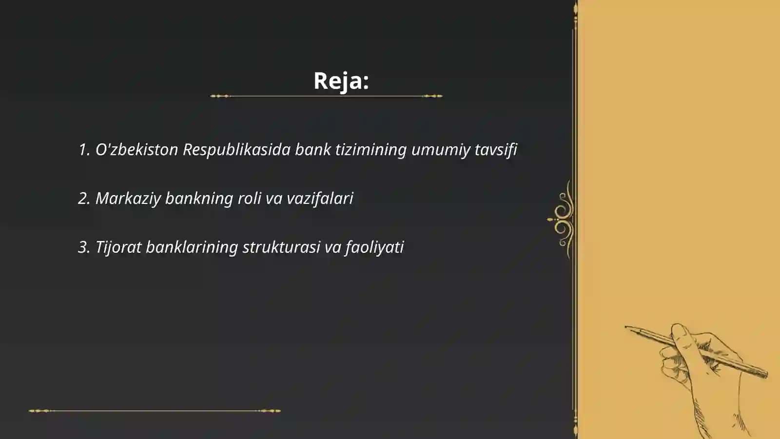O'zbekiston Respublikasida bank tizimi va uning tuzilishi 2
