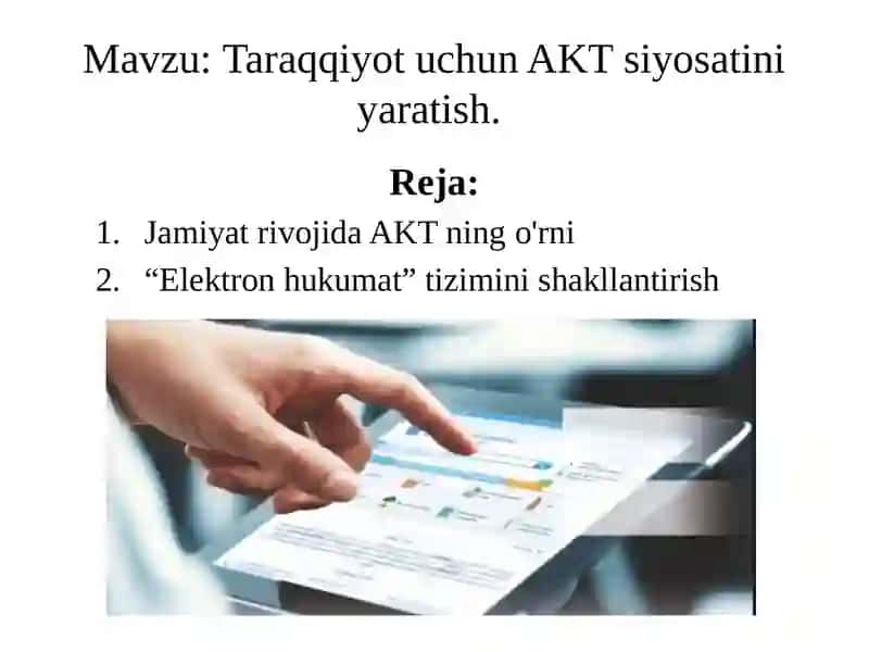 TaraqqiyotuchunAKTsiyosatiniyaratish 2