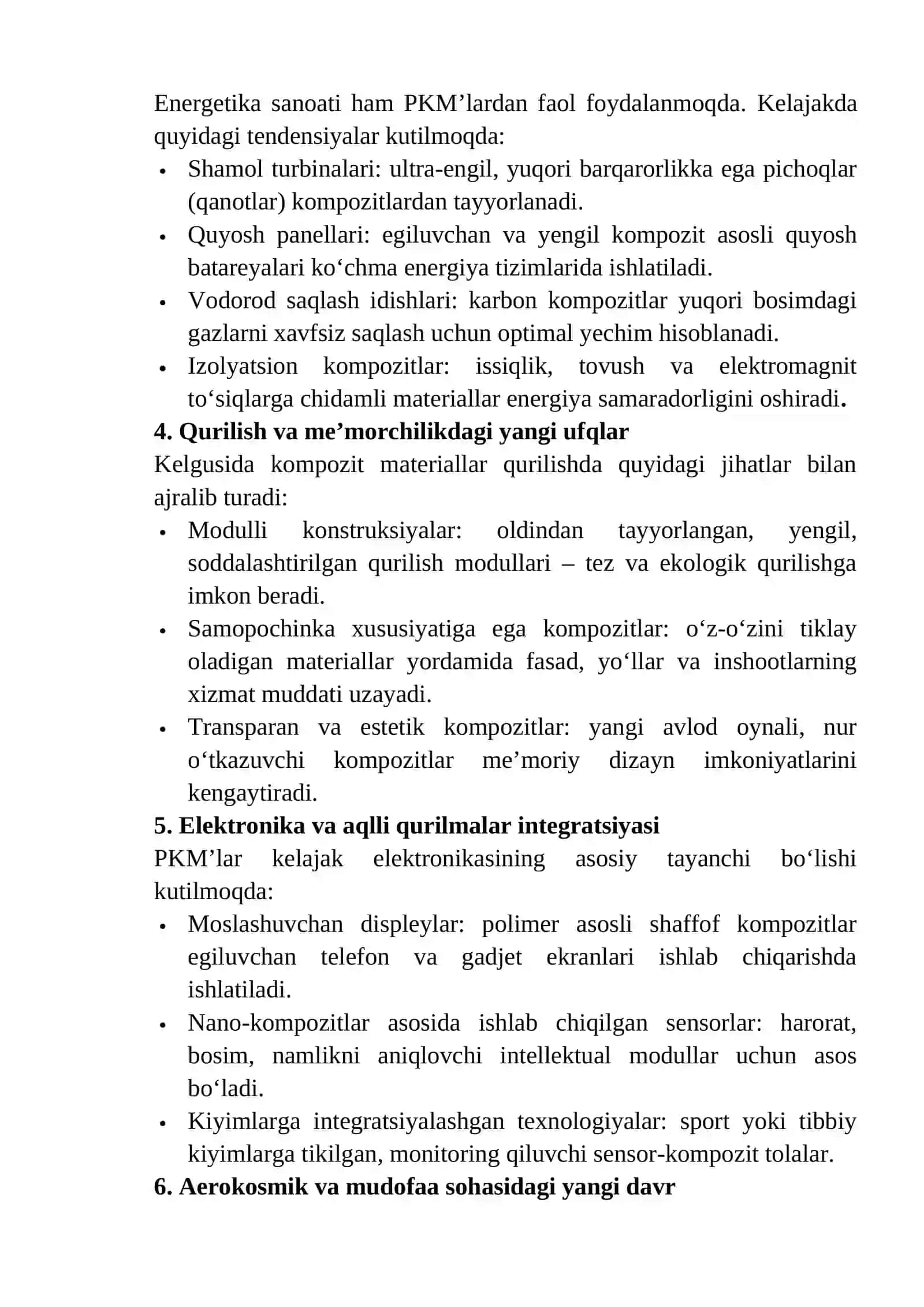 Semenar: Polimer kompozitsion materiallar kelajagi – yangi istiqbolli qo'llash sohalari 2