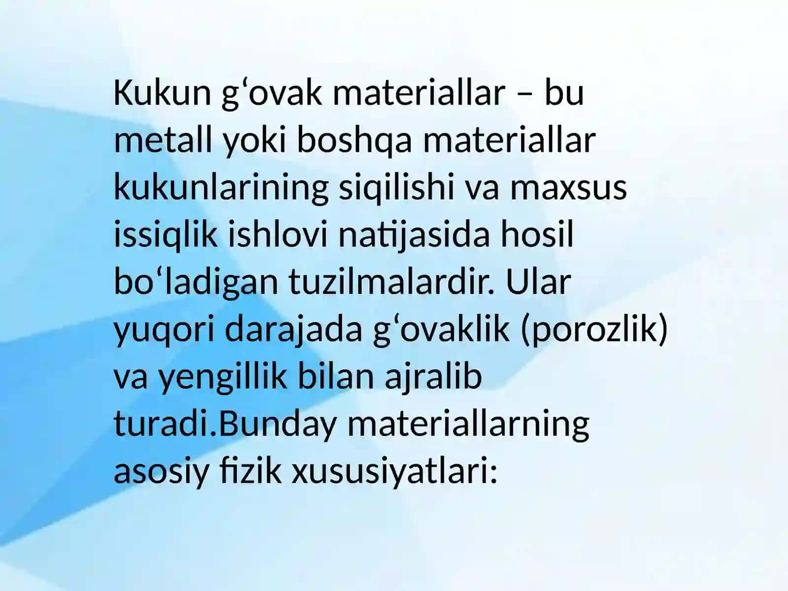 Kukung'ovakmateriallar 2