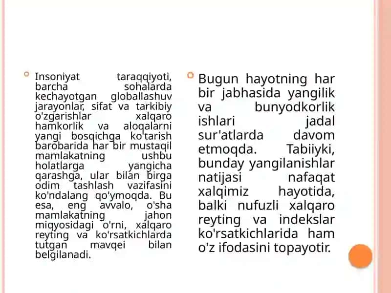 XALQARO REYTING VA INDEKSLAR TUSHUNCHASI 2