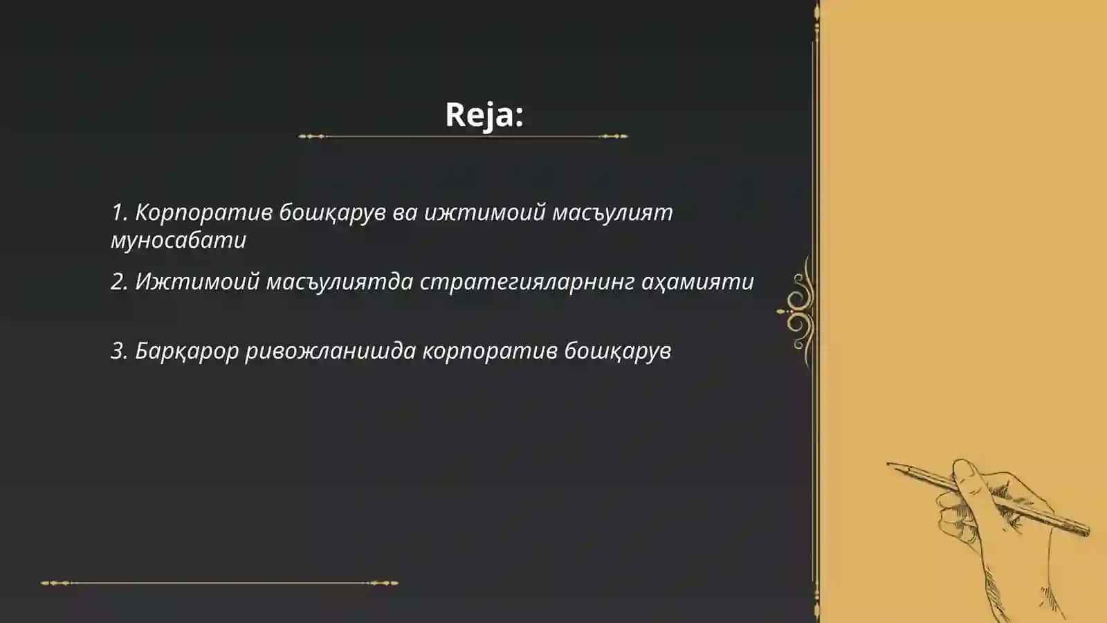 Корпоратив бошқарув ва ижтимоий масъулият муносабати 2