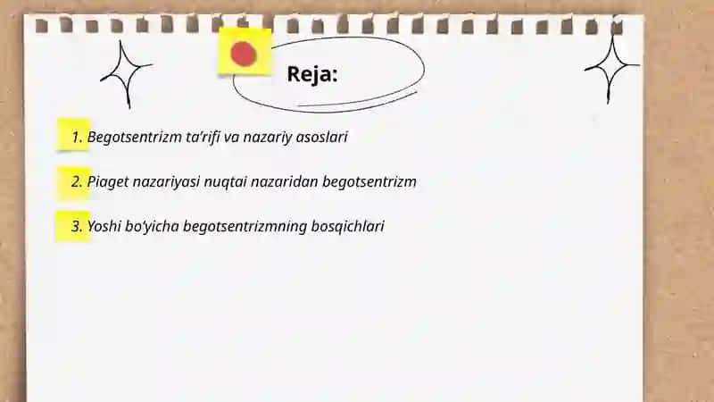 Begotsentrizmning yuzaga kelishi 2