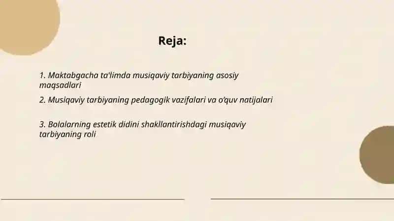 Maktabgacha ta'limda musiqaviy tarbiyaning maqsad va vazifalari 2