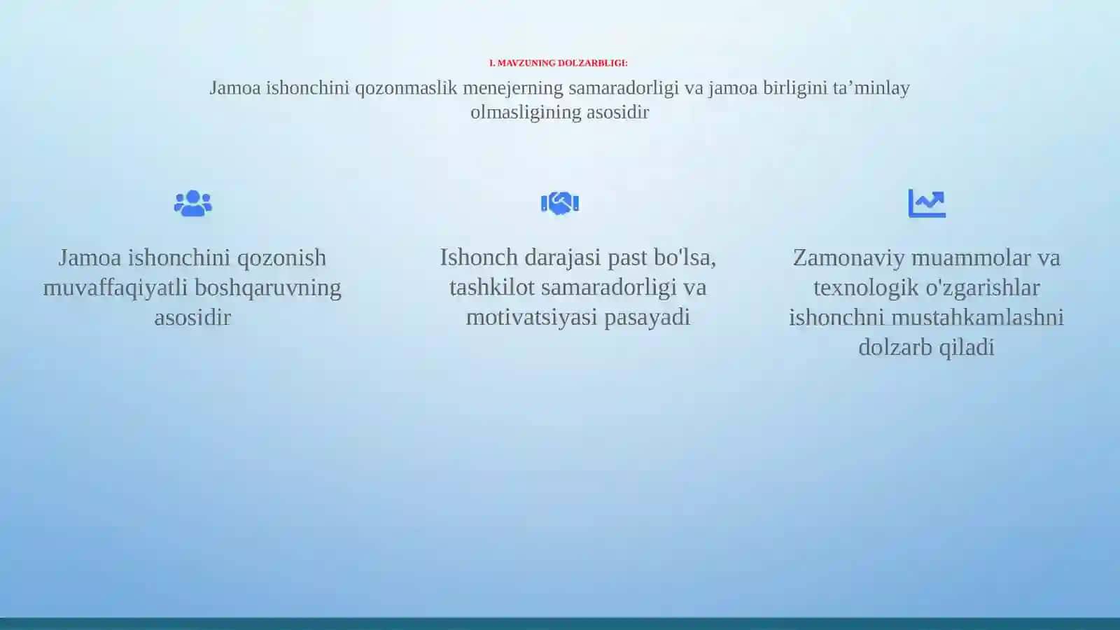 Boshqaruvdadirektor(menejer)ningjamoa ishonchiniqozonishidagimuhimomillar 2
