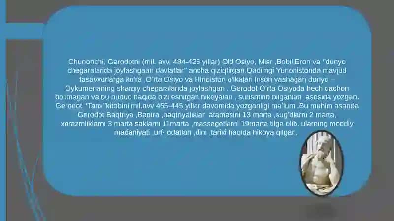Antik davr o'lkamizning tarixiy geografiyasi 2