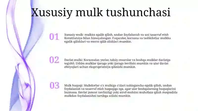 OʻZbekiston Konisitutsiyasining 83-84-85-86-87-88-89-90-Moddalari Haqida 2