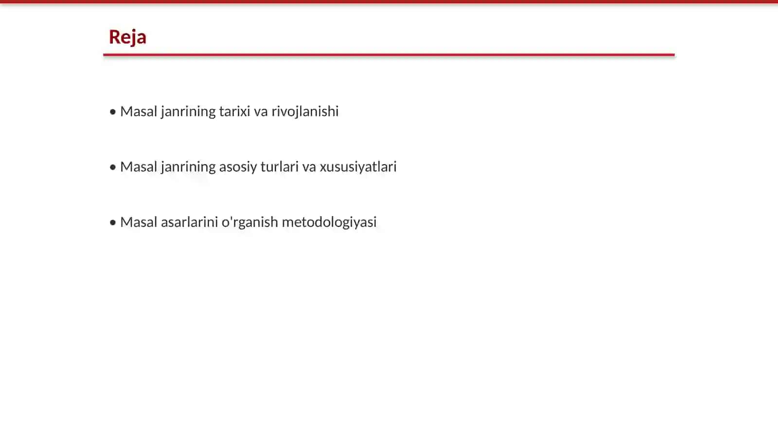 Masal janridagi asarlarni oʻrganish metodikasi 2
