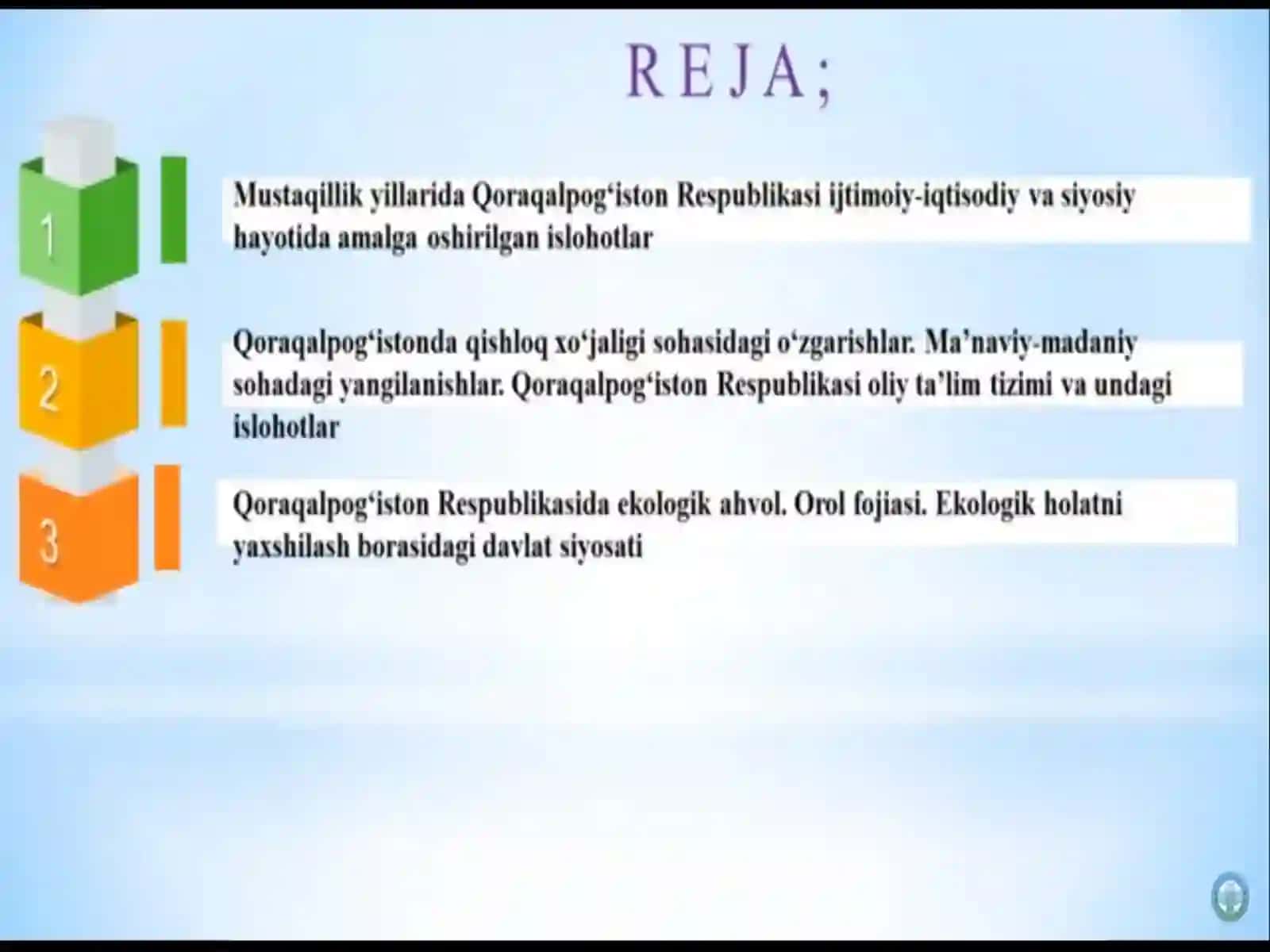 Mustaqillik yillarida Qoraqalpog'iston Respublikasi 2