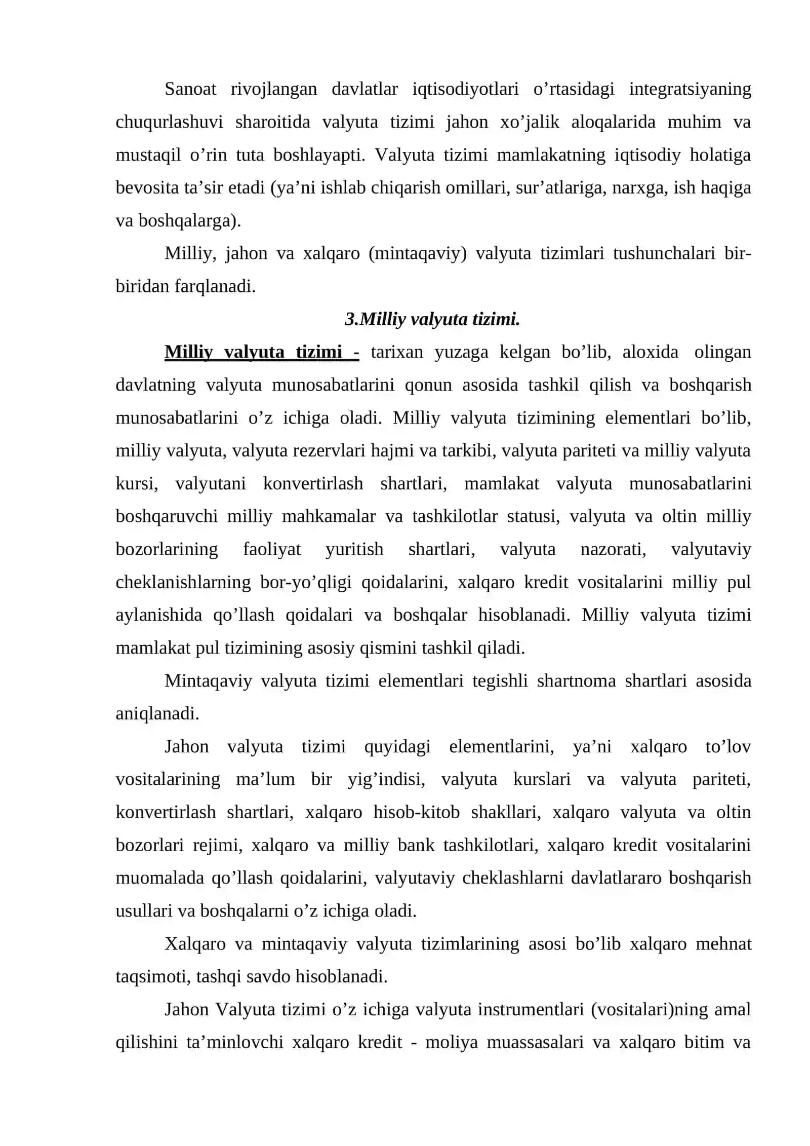 Xalqaro valyuta munosabatlari 2