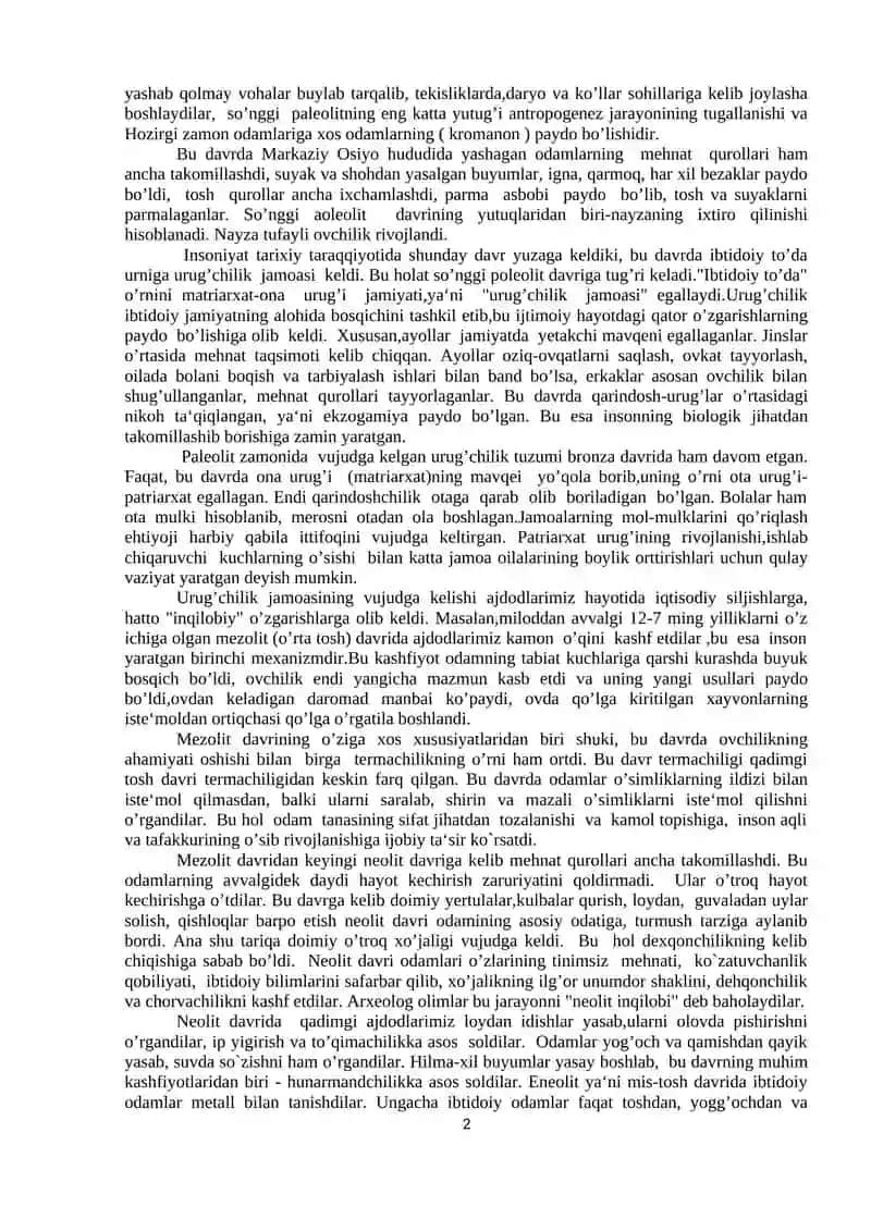 Davlatchilik va sivilizatsiya tarixi 2