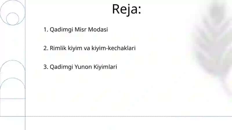 Misr Yunon Rim Rus Xindiston Kostyumlari 2