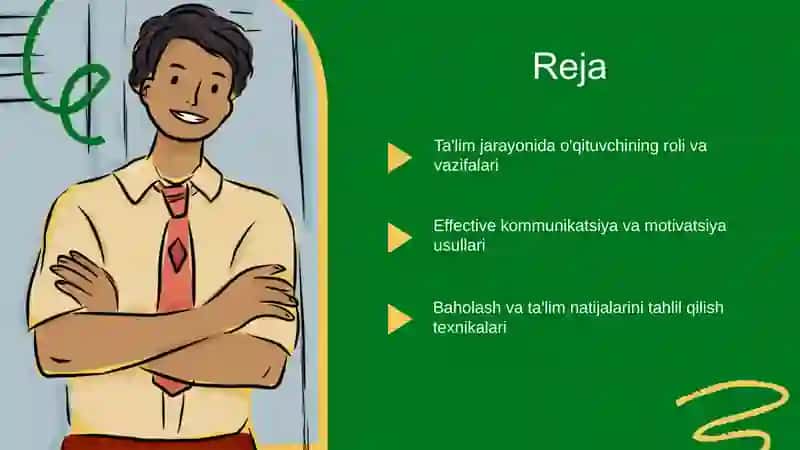 O'qituvchining ta'lim jarayonidagi mahorati 2