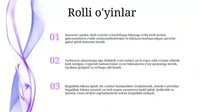 Didaktik OʻYin Turlari 2