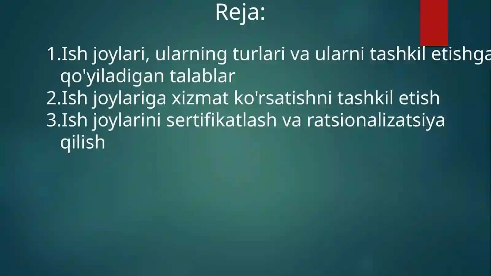 Mehnat taqsimoti va kooperatsiyasi 2