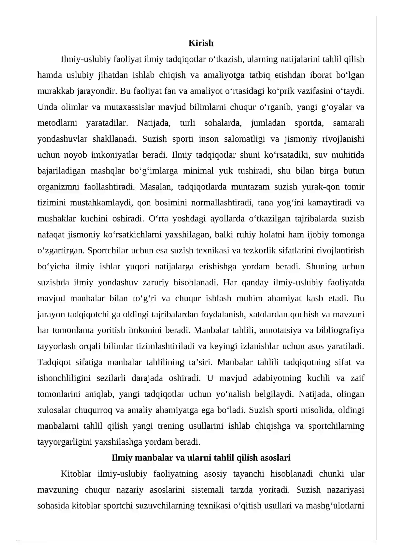 Ilmiy-uslubiy faoliyatda manbalar tahlili, annotatsiya va bibliografiya 2