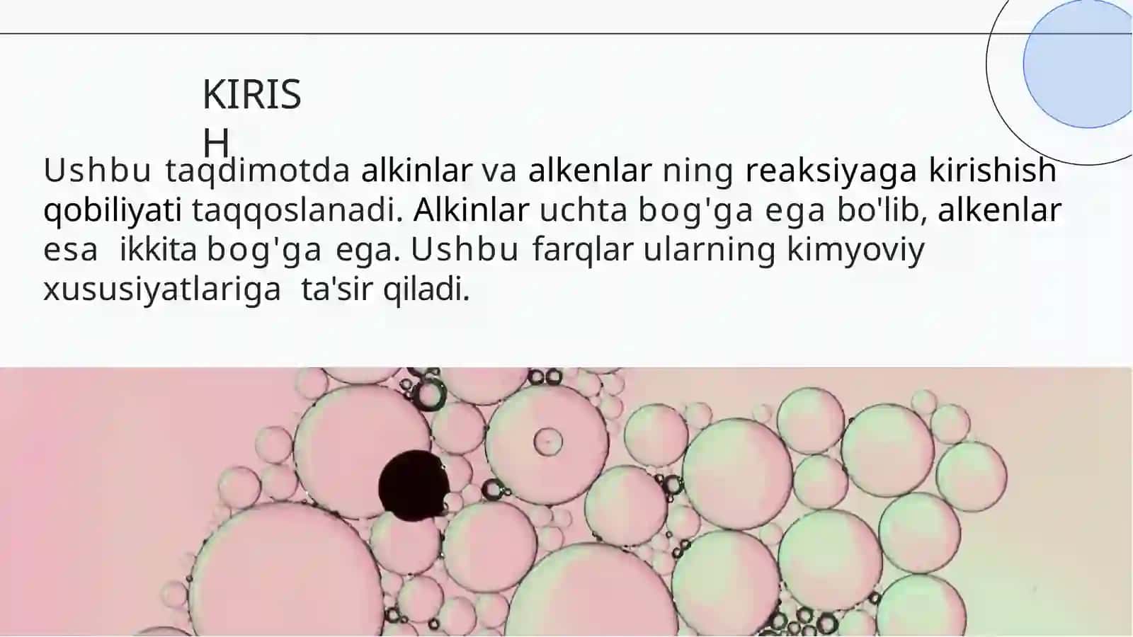 Alkinlar va Alkenlarning Reaksiyaga Kirishish Qobiliyati 2