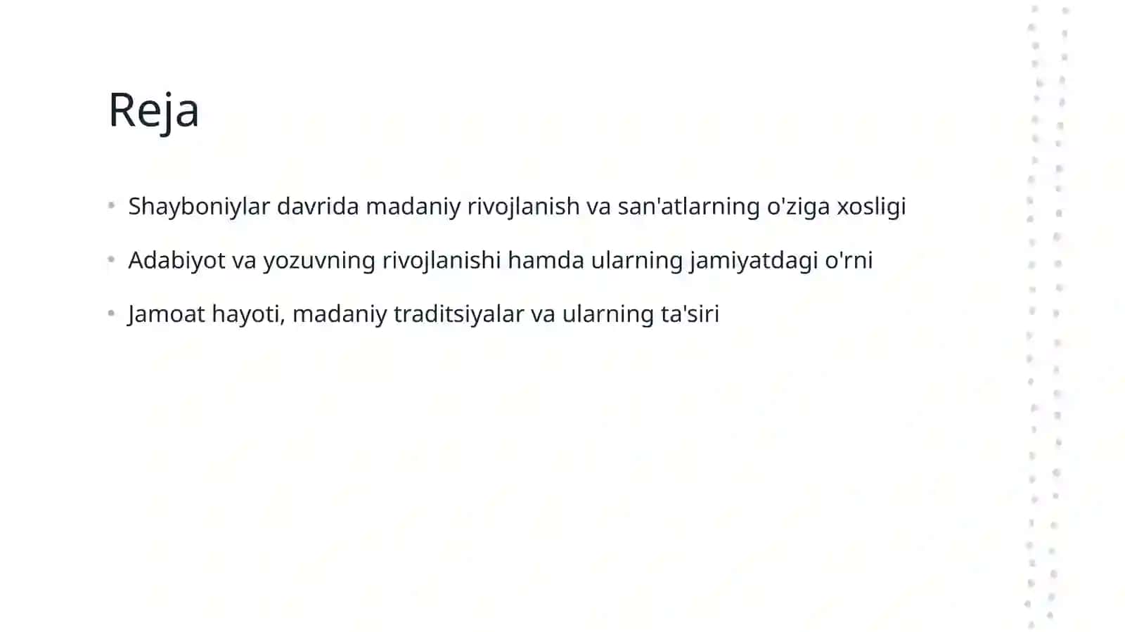 Shayboniylar Davrida Madaniy Hayot 2