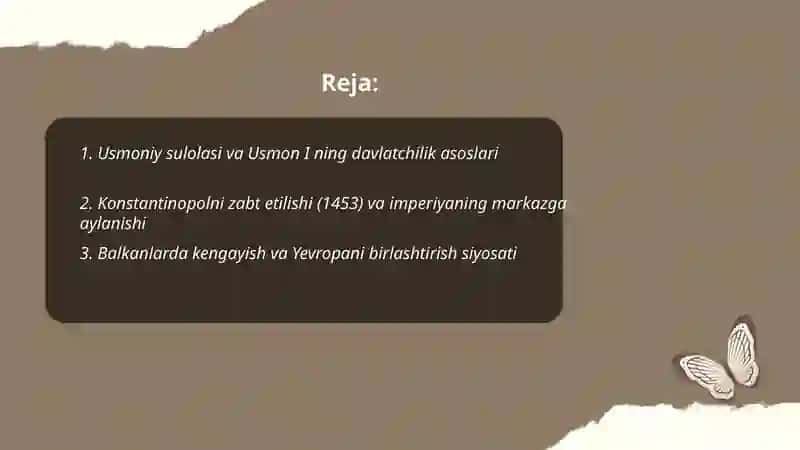 Usmoniy Davlati, Mehmed 1 2