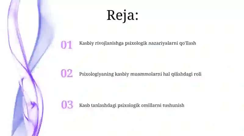 Psixologiya Fanidan Ta'lim 2