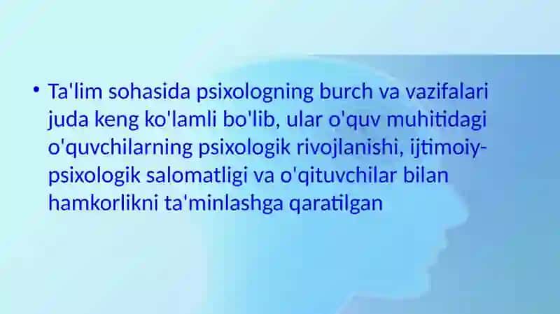 Psixologik burch va vazifalari 2