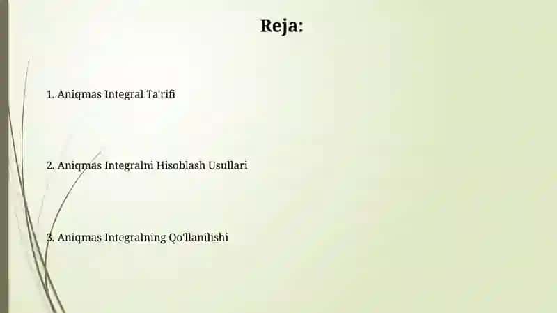 Aniqmas Integral 2